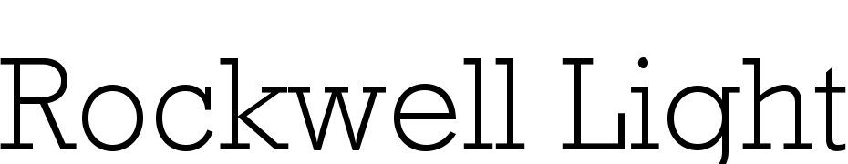 Rockwell Std Light cкачати шрифт безкоштовно